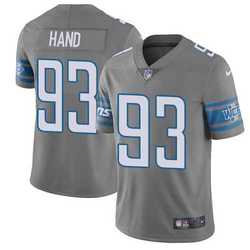 Nike Men & Women & Youth Lions 93 Da'Shawn Handr Gray Color Rush Limited Jersey,We sell and wholesale Nike Men & Women & Youth Lions 93 Da'Shawn Handr Gray Color Rush Limited Jersey on line form chian!